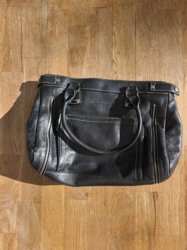 Sac main cuir longchamp - à,