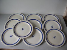 Lot de 10 anciennes assiettes