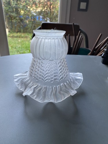 Ancienne tulipe verre - ancienne,