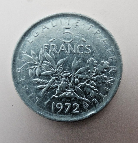 Pièce monnaie francs - pièce, 5