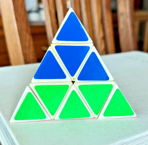Vintage 1981 tomy pyraminx - vintage,