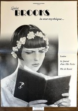 Affiche Cinéma LOUISE BROOKS 40x60cm Poster LOULOU / JOURNAL D'UNE FILLE PERDUE
