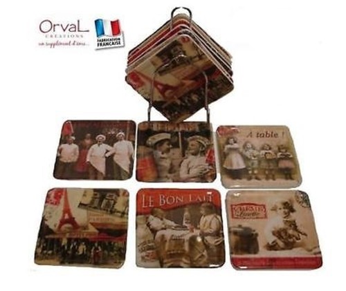 Sous verres mélamine - sous-verres, "