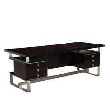 Bureau Vintage Plaqué en Bois