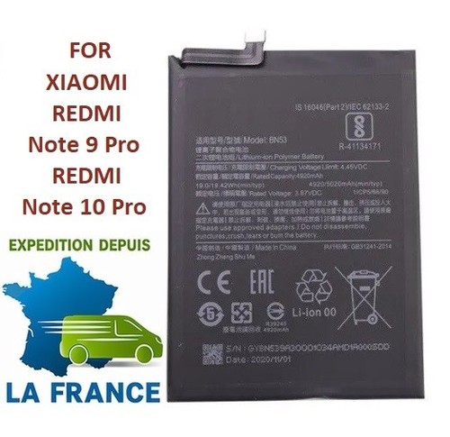 Batterie pour xiaomi bn53 - batterie,
