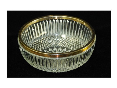 Vintage clear glass with - clear,