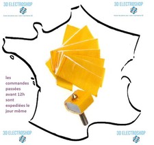 lot de 2 isolants thermique extrudeur mk8 mk7 imprimante 3d print 