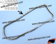 Chaine Fine 6mm H25 48 Liens Dorée Trottinette 43 / 49cc