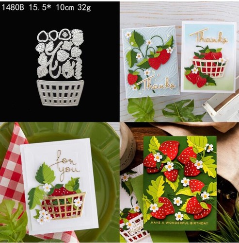 Metal cutting dies - , strawberry