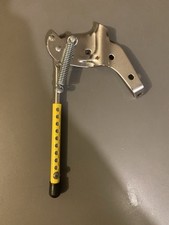 Béquille latérale réglable acier chromé jaune vélo ancien vintage ressort