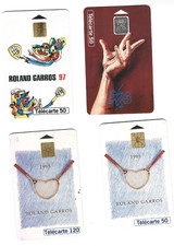 CARTES TELEPHONIQUES ROLAND GARROS X 4