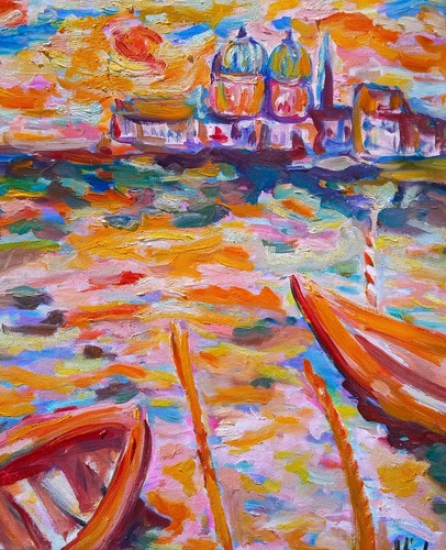 Peinture tableau huile - peinture, sur