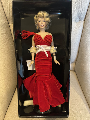 Nib franklin mint marilyn - franklin,