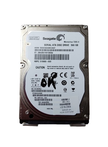 Disque dur hdd - 500go,