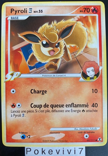 Carte pokemon pyroli 111 - carte,