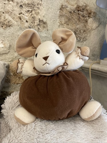 Doudou peluche boule souris - doudou,