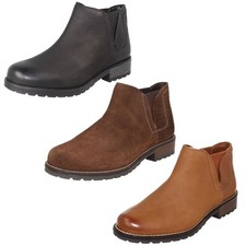 Bottes Chelsea Décontractées À Talon Bas Pour Femmes *CLARKWELL DEMI*