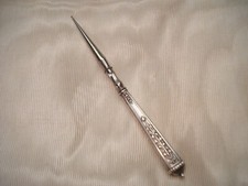 Ancien Poinçon de Couture/Broderie  en Argent  - French Sewing Stiletto