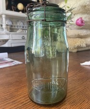 Bocal En Verre Vert Solidex