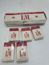 Cigarette Us Ancienne Cartouche + 5 Paquets L&M Us Military