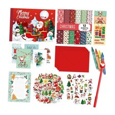 Kit de scrapbooking de Noël avec marque-pages, carnet notes esthétique pour