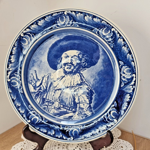 Ancienne assiette décorative - ancienne,