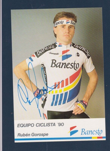Cyclisme carte cycliste ruben - cyclisme,