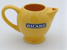 Pichet Ricard publicitaire ancien jaune céramique vintage pastis anisé