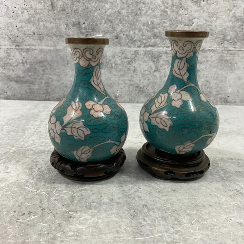 Paire vintage cloisonné - de,