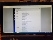 Ordinateur de Bureau tout-en-un ACER ASPIRE Z3620 HDD 200 Go Ram 6 GO 21,5"