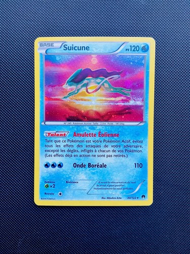 Carte pokémon suicune 122 - carte, 30/122
