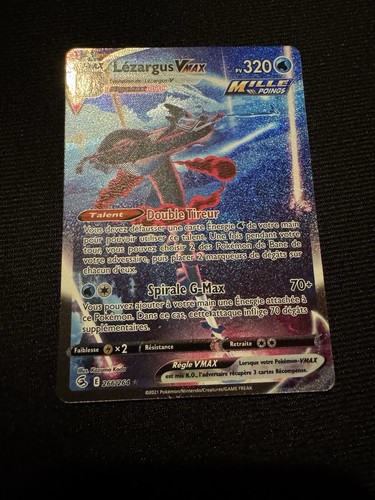 Carte pokémon lézargus vmax - carte,