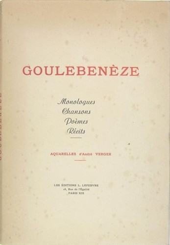 Goulebeneze - (verger, andré)