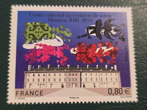 Timbre france 5042 moulins - timbre,