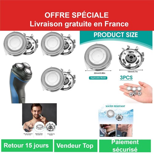 Lot têtes de rasoir - de, 3