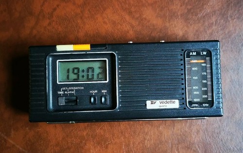 Vintage réveil radio vedette - réveil,