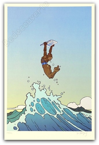 Affiche moebius bulle ecume - moebius,