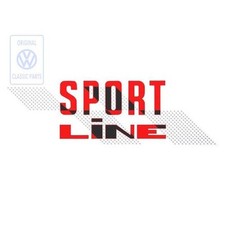 Adhesivo "Sportline" para aleta trasera derecha de Golf 1 Cabriolet
