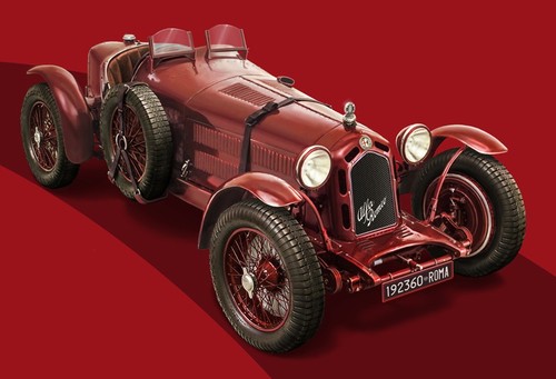 Alfa romeo 2300 roadster - 8c,