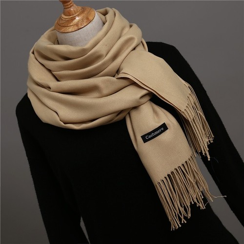 Large écharpe beige étole - large,