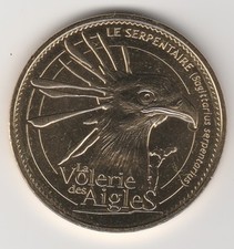 A 2015 TOKEN MEDAILLE MONNAIE DE PARIS -- 67 600 N°17 VOLERIE AIGLES SERPENTAIRE