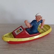 RARE Figurine métal Popeye - Popeye en bateau- CORGI 