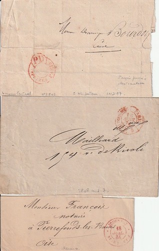 France 1874 cachets imprimes - 1874,