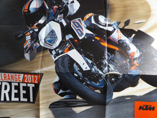 Brochure moto KTM modèle range 2012