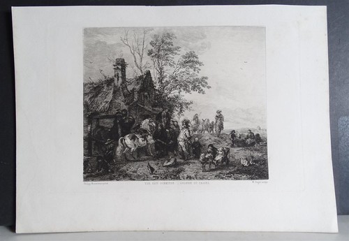 Antique etching philipp - etching,