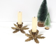 Paire de Bougeoirs en laiton