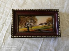 Petit Cadre avec Émaux d'art