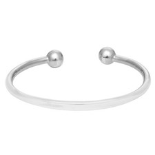 Silverly Femmes Hommes Argent 925 Massif Réglable identità© Torque Bracelet