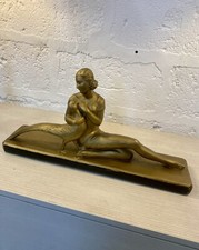 Sculpture Femme Au Faisan - Art déco - Salvatore Melani