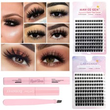 Colle À Cils Extension De Cils Pince À Cils Segmentée Kit De Greffage /